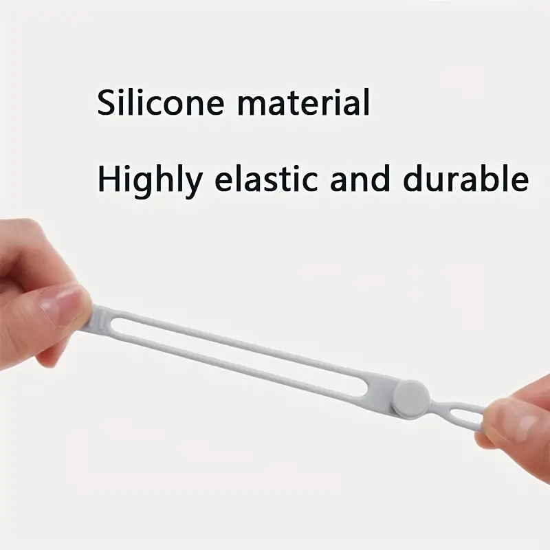 12pcs Reusable Silicone Cable Ties - Image 4