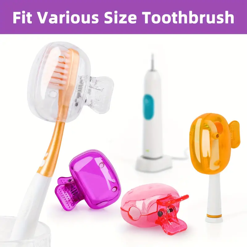 (Pack of 3) Travel Toothbrush Head Cover Case - Image 3