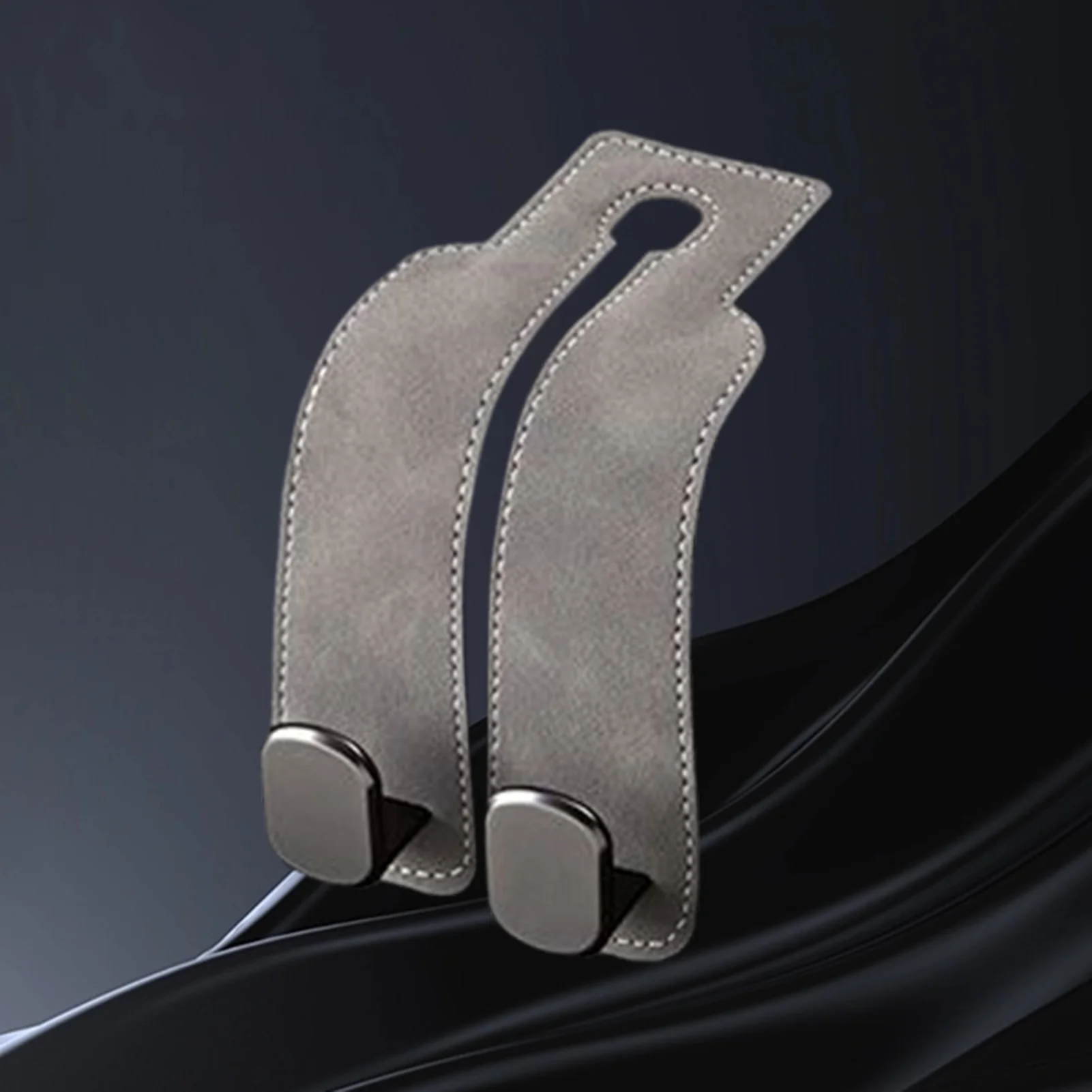Car Seat Back Leather Double Hook - Image 4