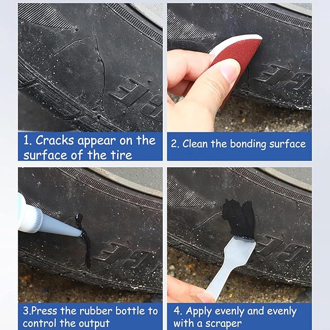 Car Tire Repair Strong Rubber Glue - Image 3