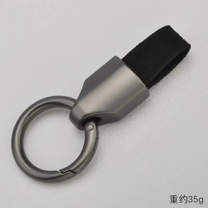 Leather Car Key Chain Ring Clip - Image 7