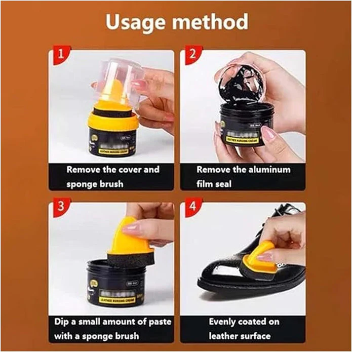 Leather Cleaning Liquid Cream - Image 4