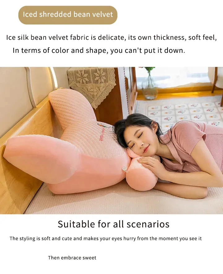 Removable Washable Bed Camping Pillow Cushions - Image 3