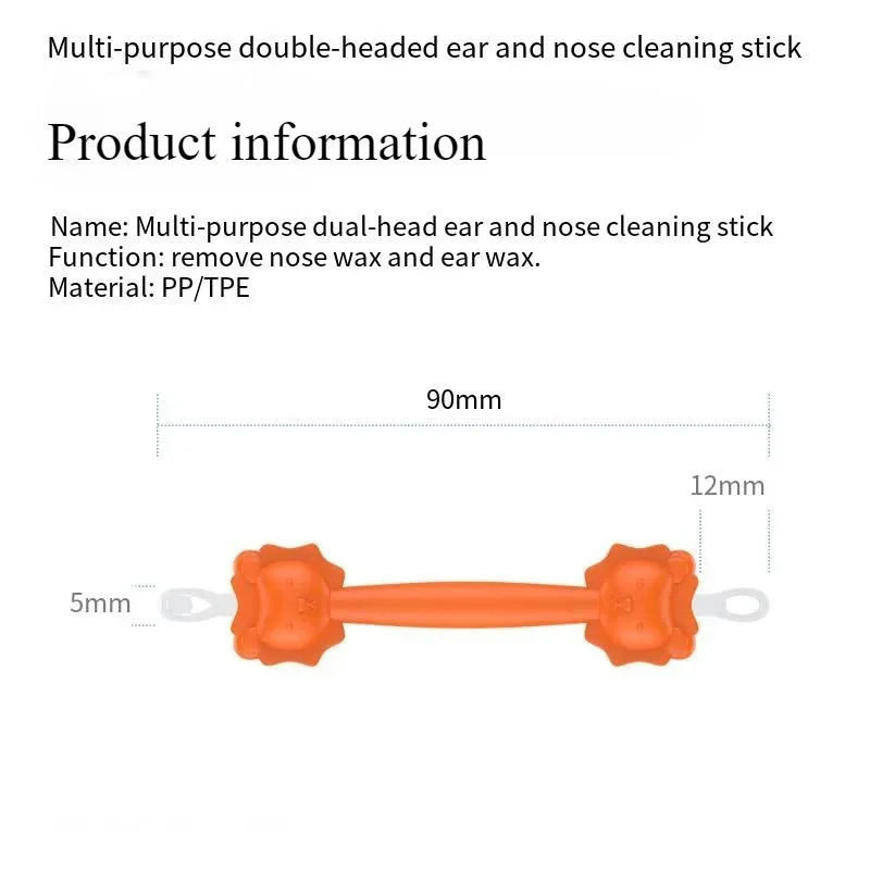 2Pcs Silicone Baby Nose & Ear Cleaner Wax Pickers - Image 4